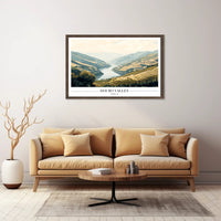 Douro Valley Portugal Scenic Travel Poster