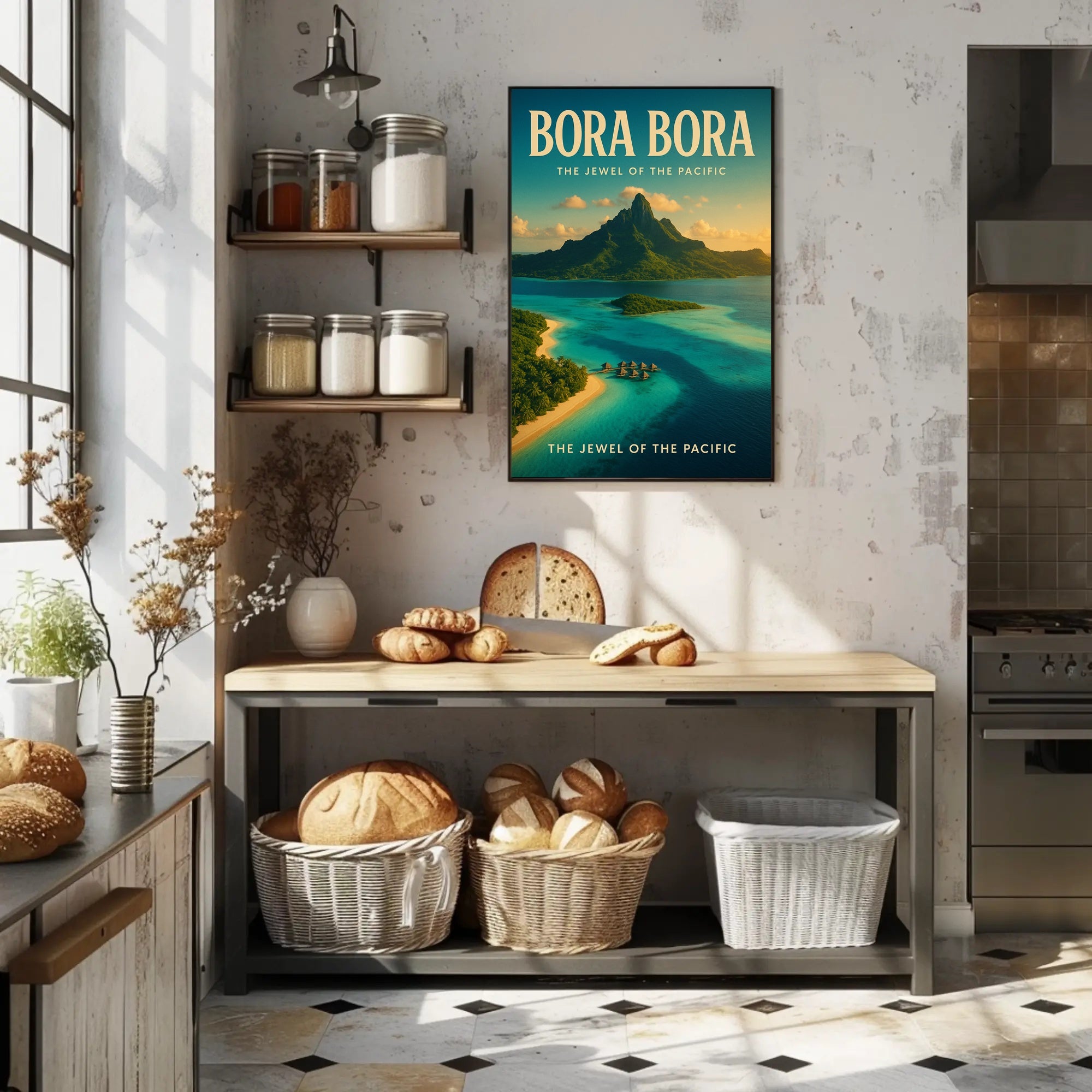 Bora Bora Paradise Getaway Travel Poster PosterGoat