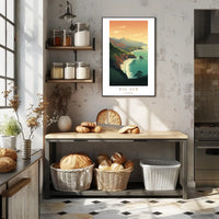 Big Sur Coastal Landscape Poster PosterGoat