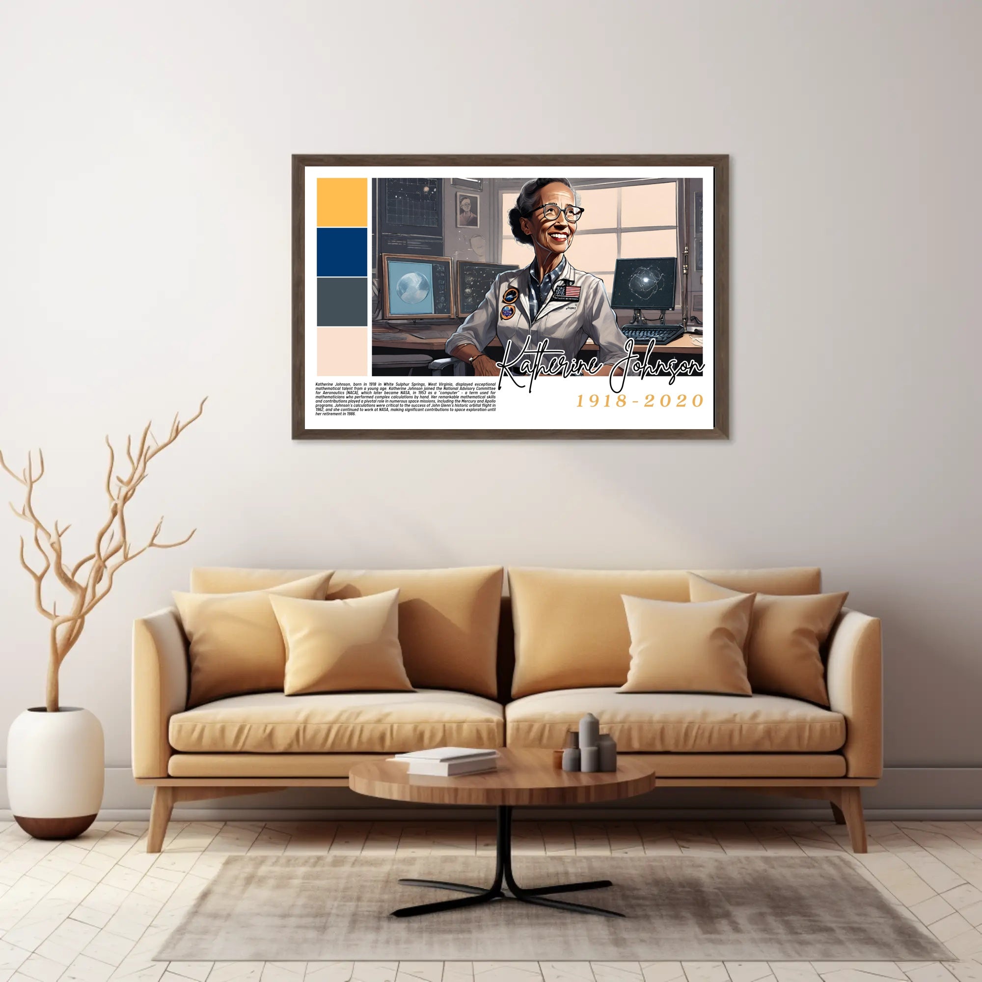 Tribute to a Pioneering Mathematician Poster