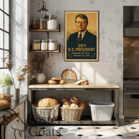 Vintage U.S. President Historical or Presidential Poster