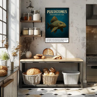 Plecostomus Freshwater Fish Poster