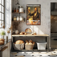 Mendeleev Chemistry Inspiration Vintage Educational or Infographic Poster