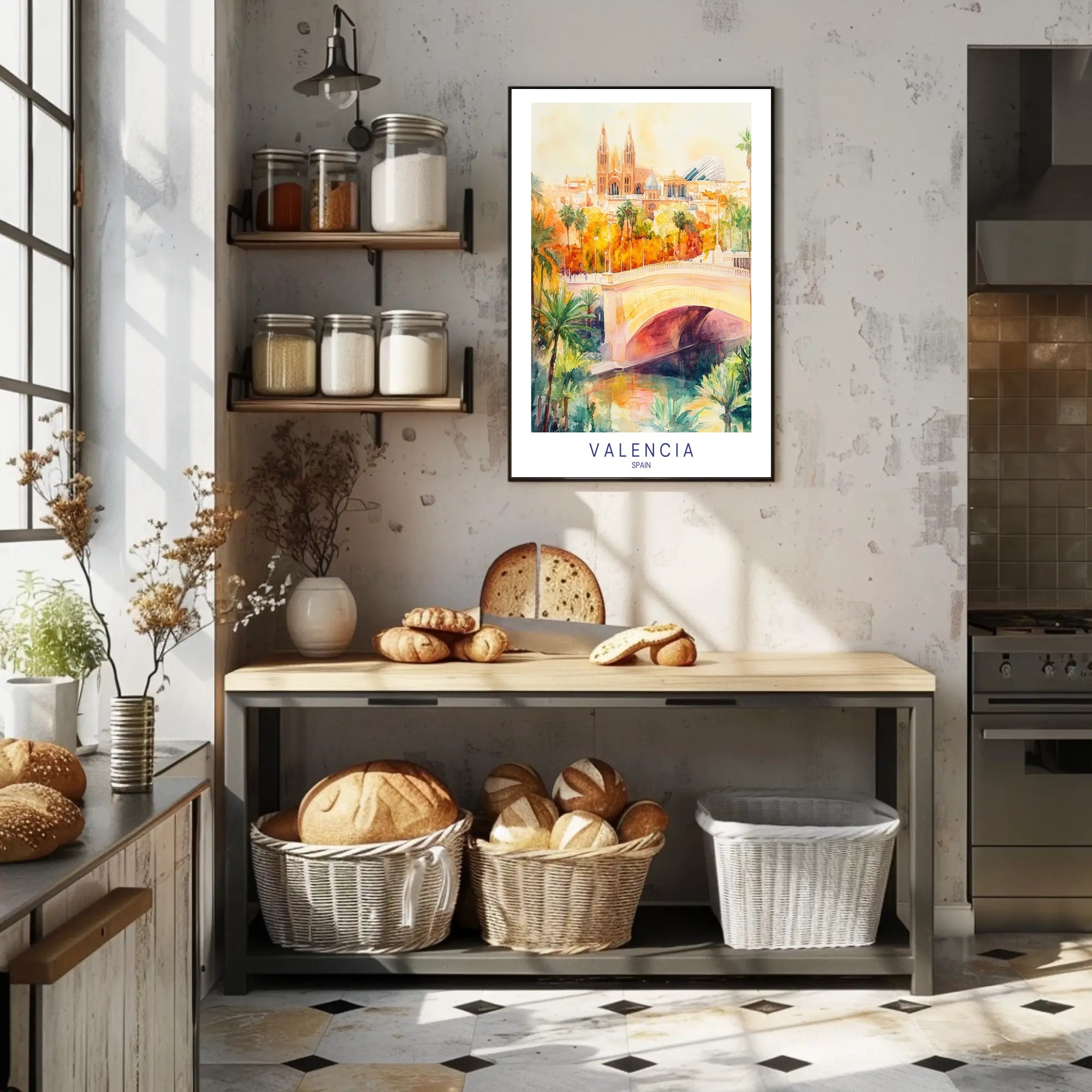 Valencia Scenic Poster PosterGoat