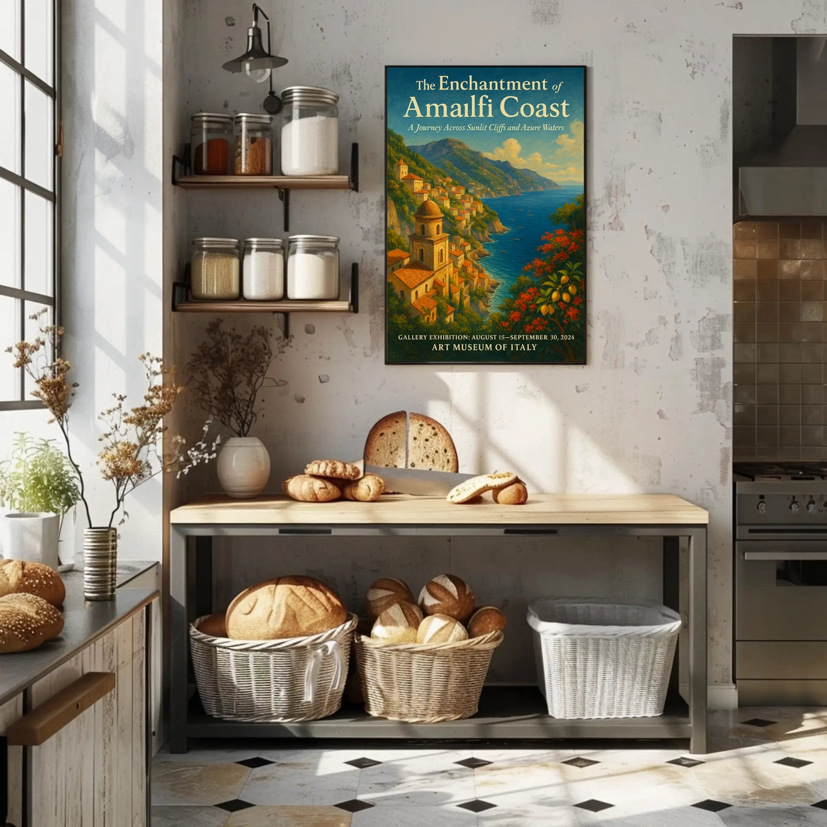 The Enchantment of Amalfi Coast Scenic Poster