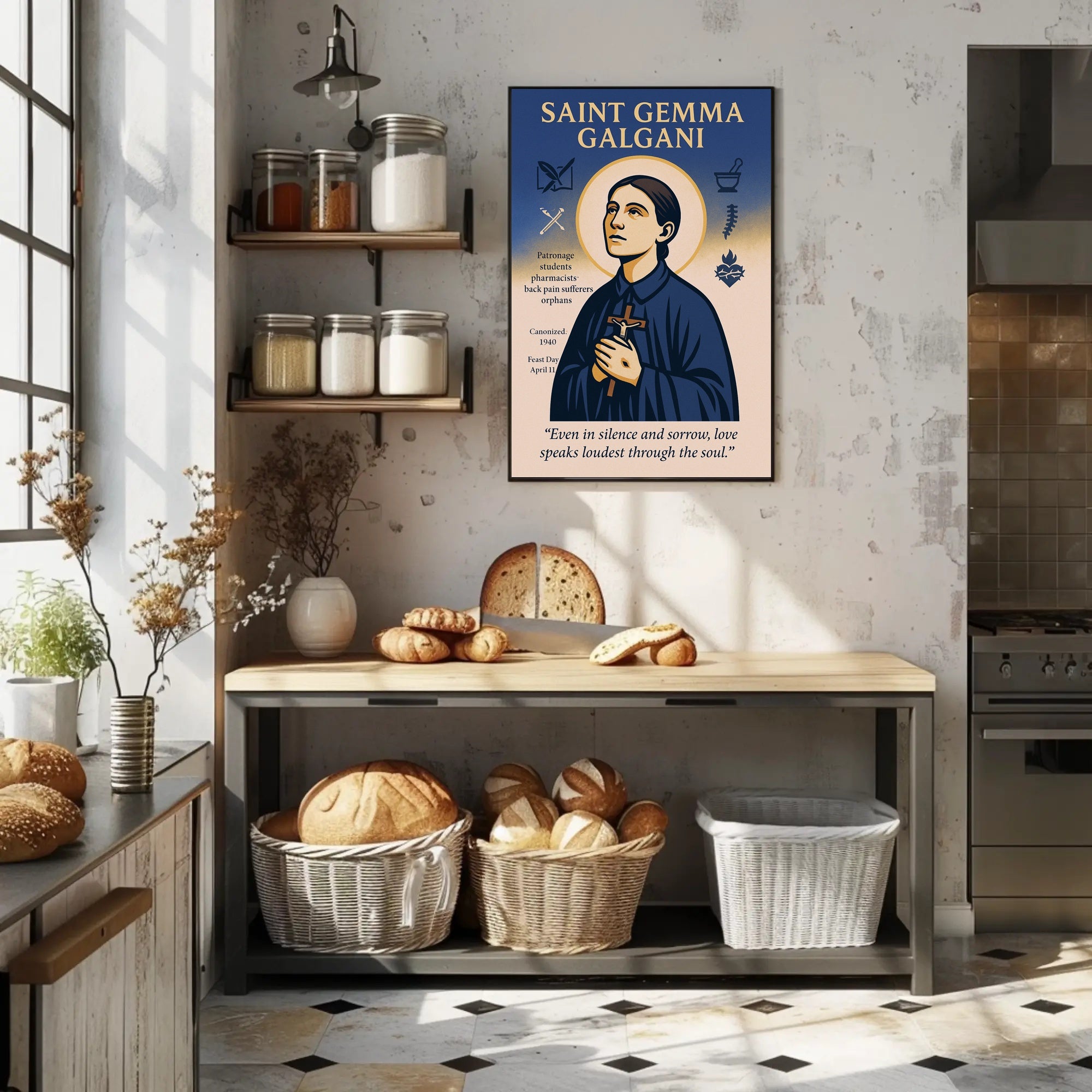 Saint Gemma Galgani Poster PosterGoat