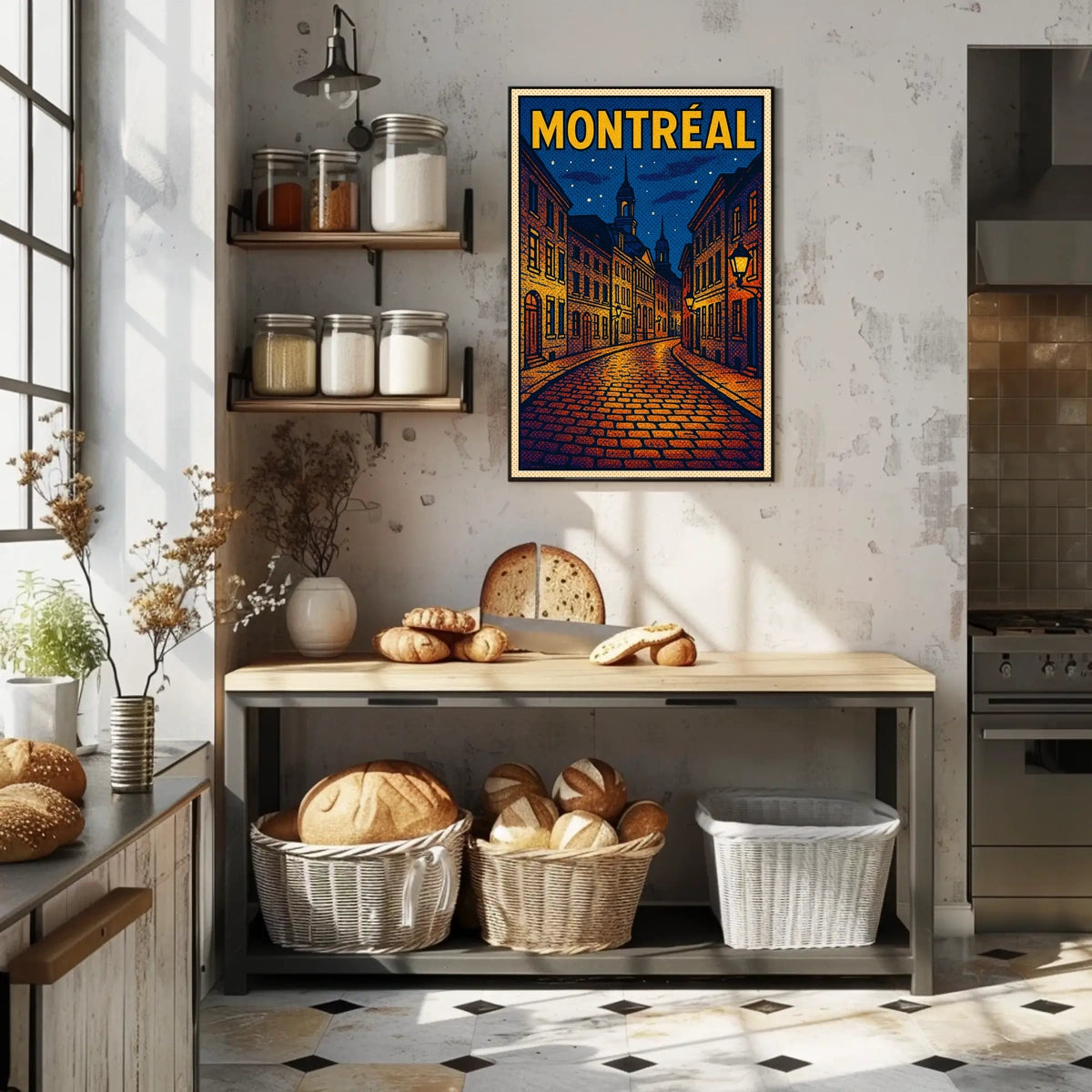 Montréal Nightscape Poster