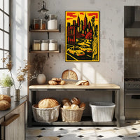 New York Vibes Poster For City Lovers Bold Wall Art