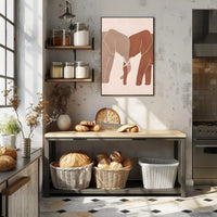 Elephants in Harmony Poster