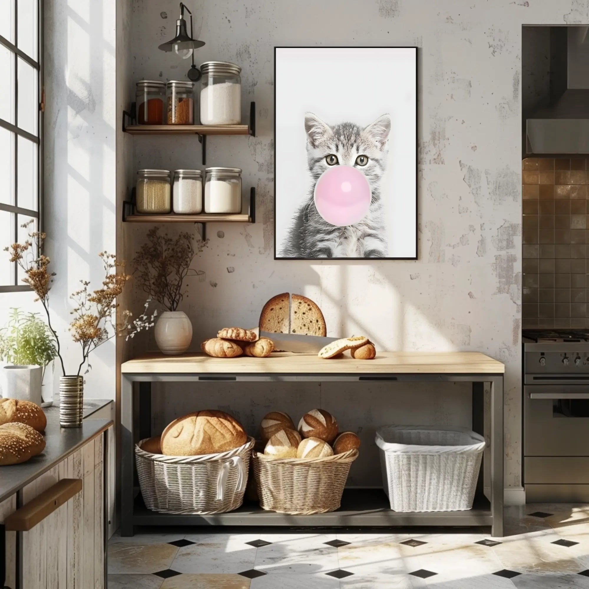 Bubblegum Kitten Poster