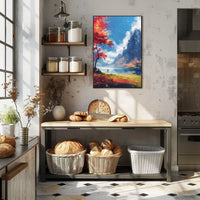 Vintage Car Mid-20th Century Art Deco Poster