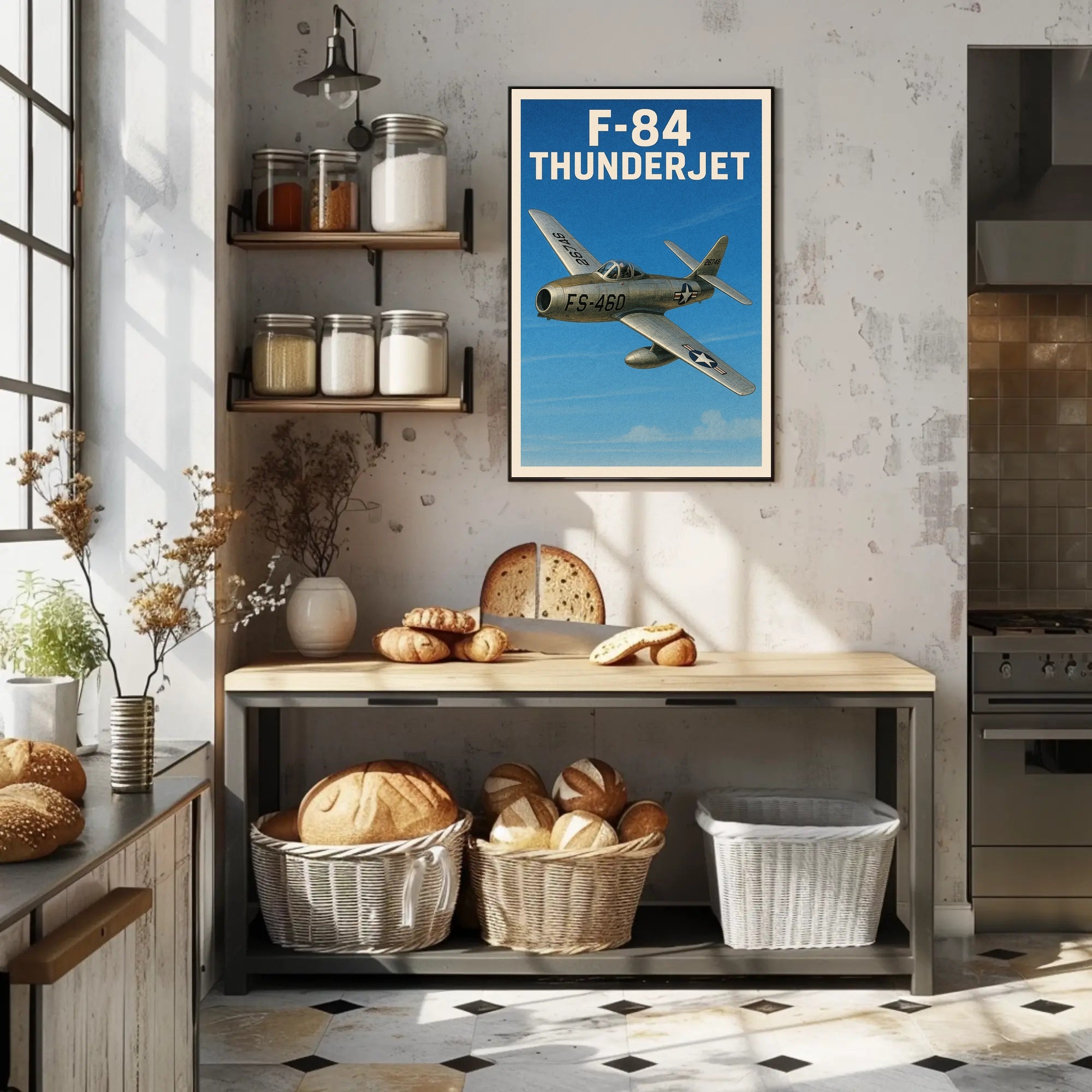 F-84 Thunderjet Poster PosterGoat