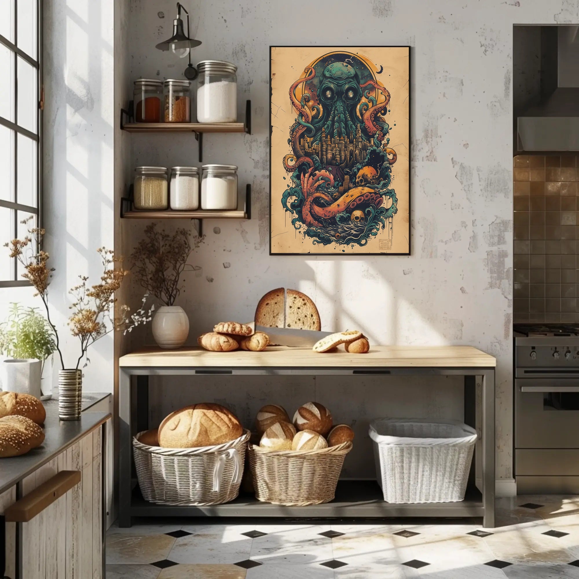 The Enigma of the Deep Wall Art Poster Print PosterGoat