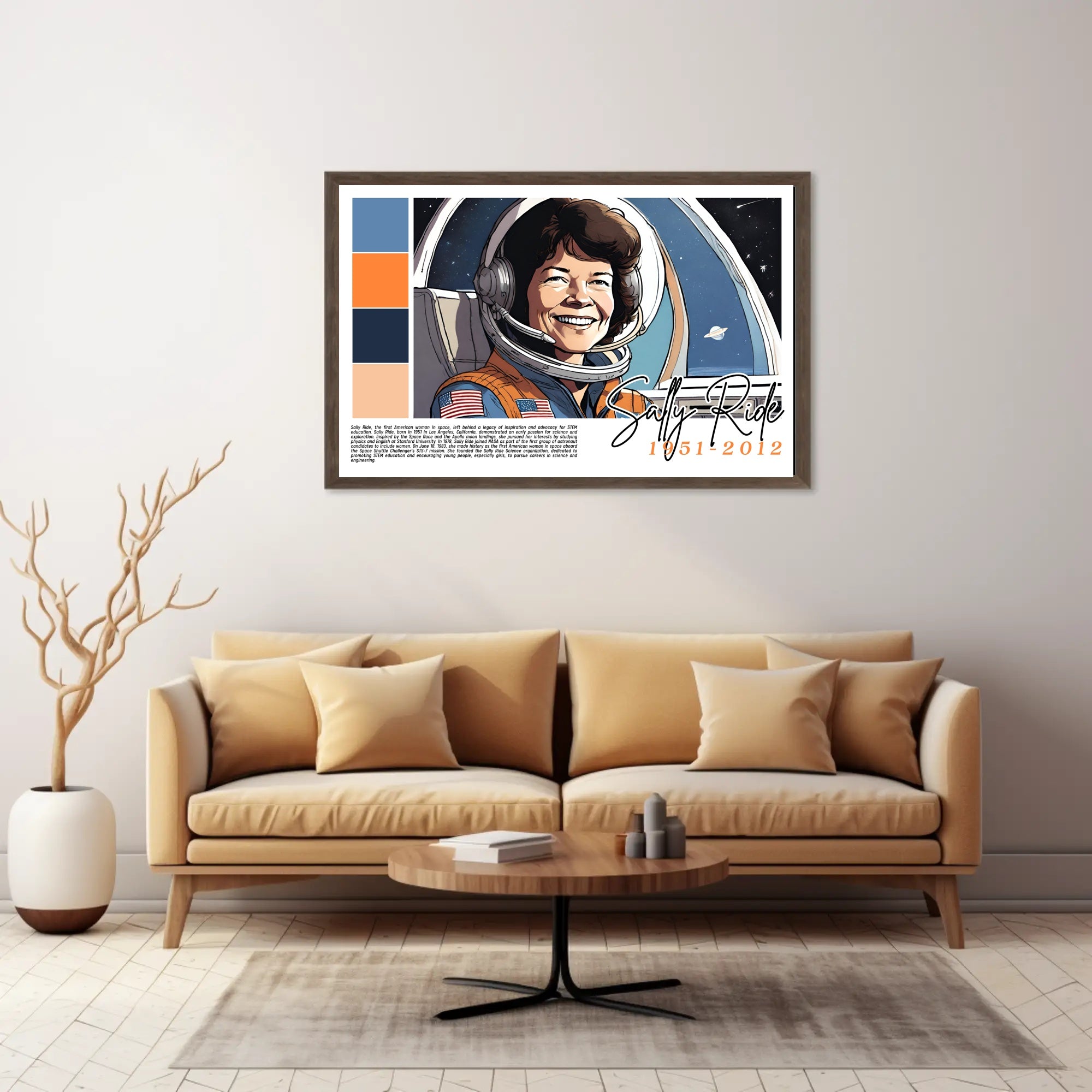 Sally Ride: A Legacy in Space and STEM Poster