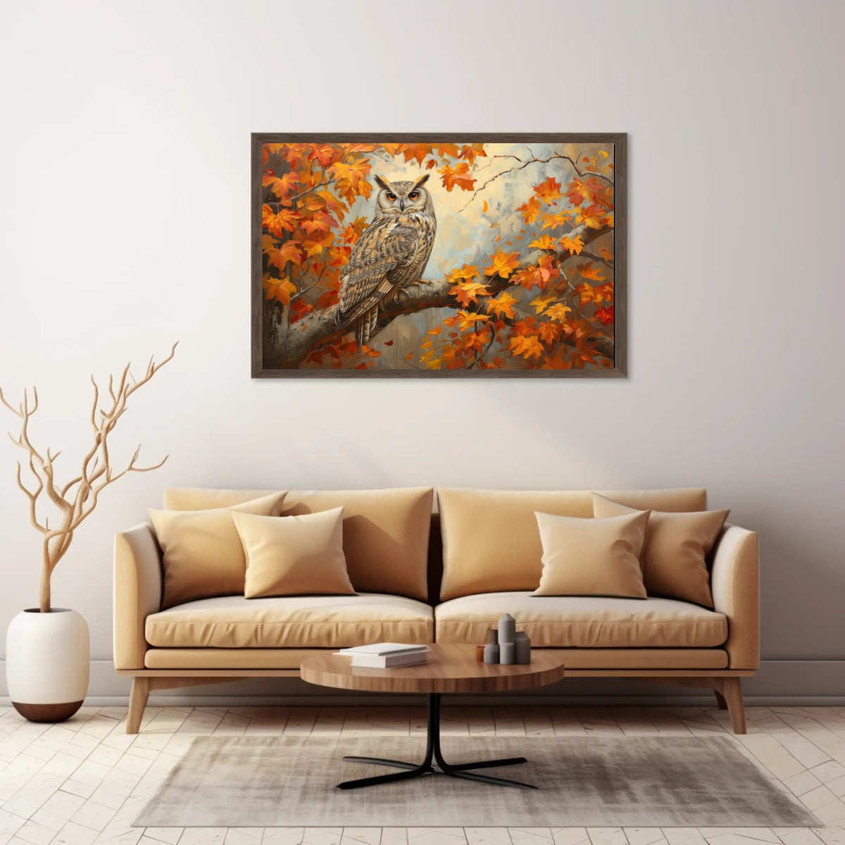 Autumn Owl Poster