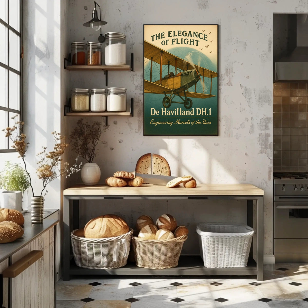 The Elegance of Flight De Havilland DH.1 Poster