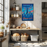 Chicago, IL The Windy City Poster