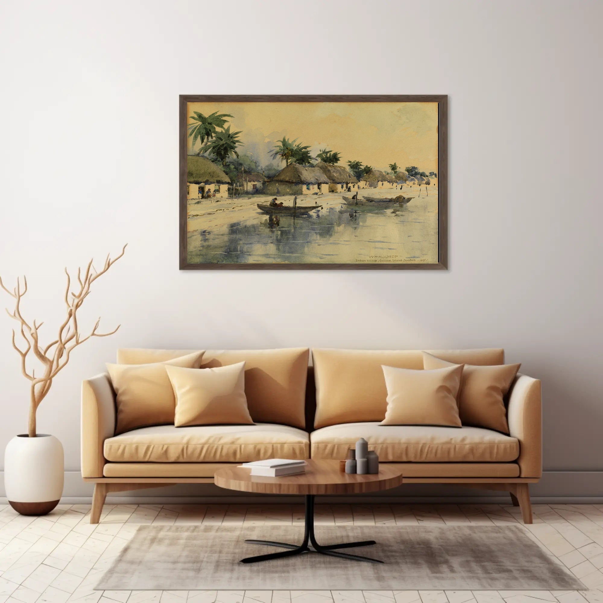 Indian Village, Cozumel Island Poster