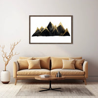 Golden Peaks Poster