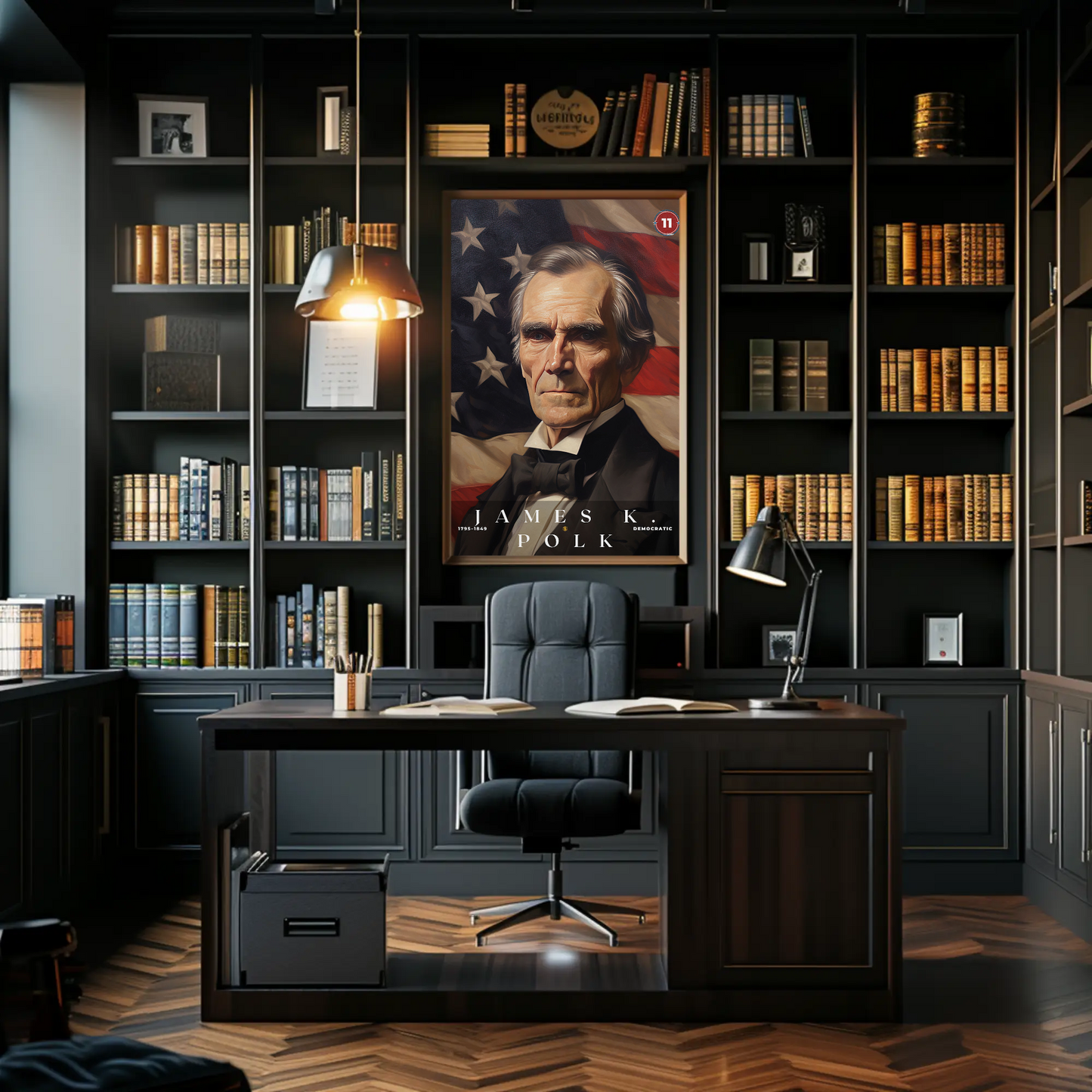 James Polk 11th President Of The United States Portrait