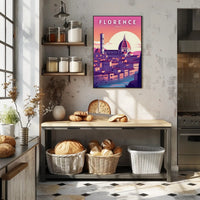 Florence Cathedral In Vibrant Colors: Poster