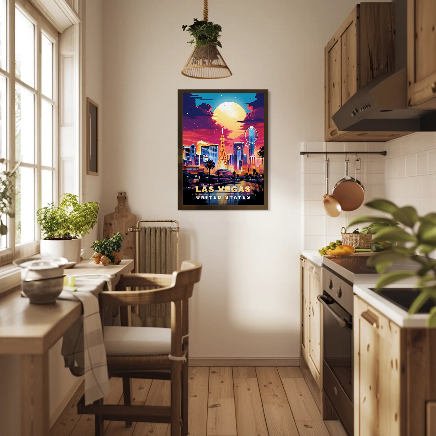 Las Vegas Vintage Travel Poster
