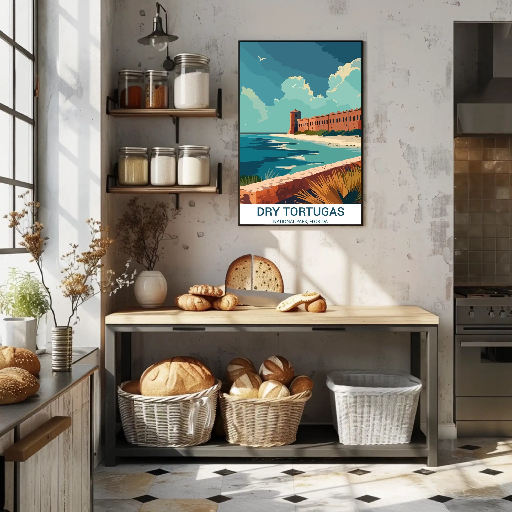 Dry Tortugas Historic Fort National Park Poster