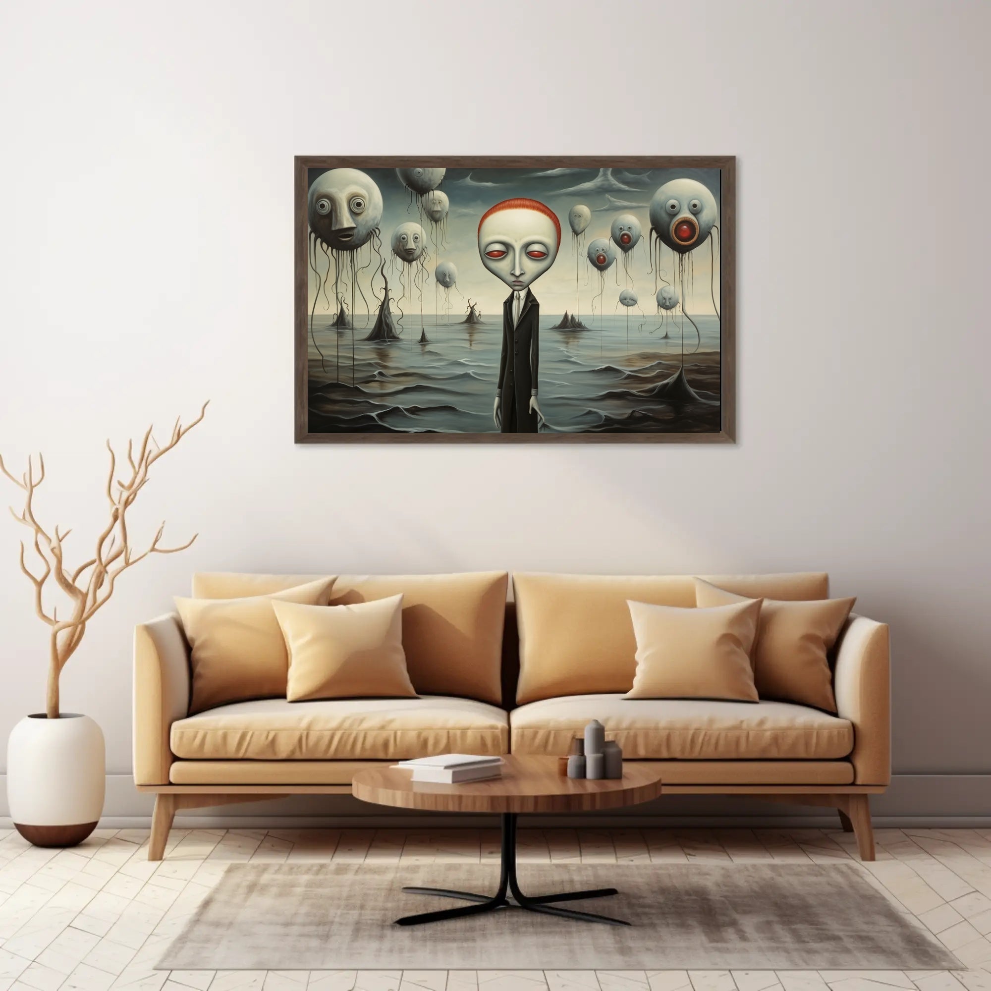 Eerie Surrealism: Dreamy Otherworldly Art Poster - Artistic Poster