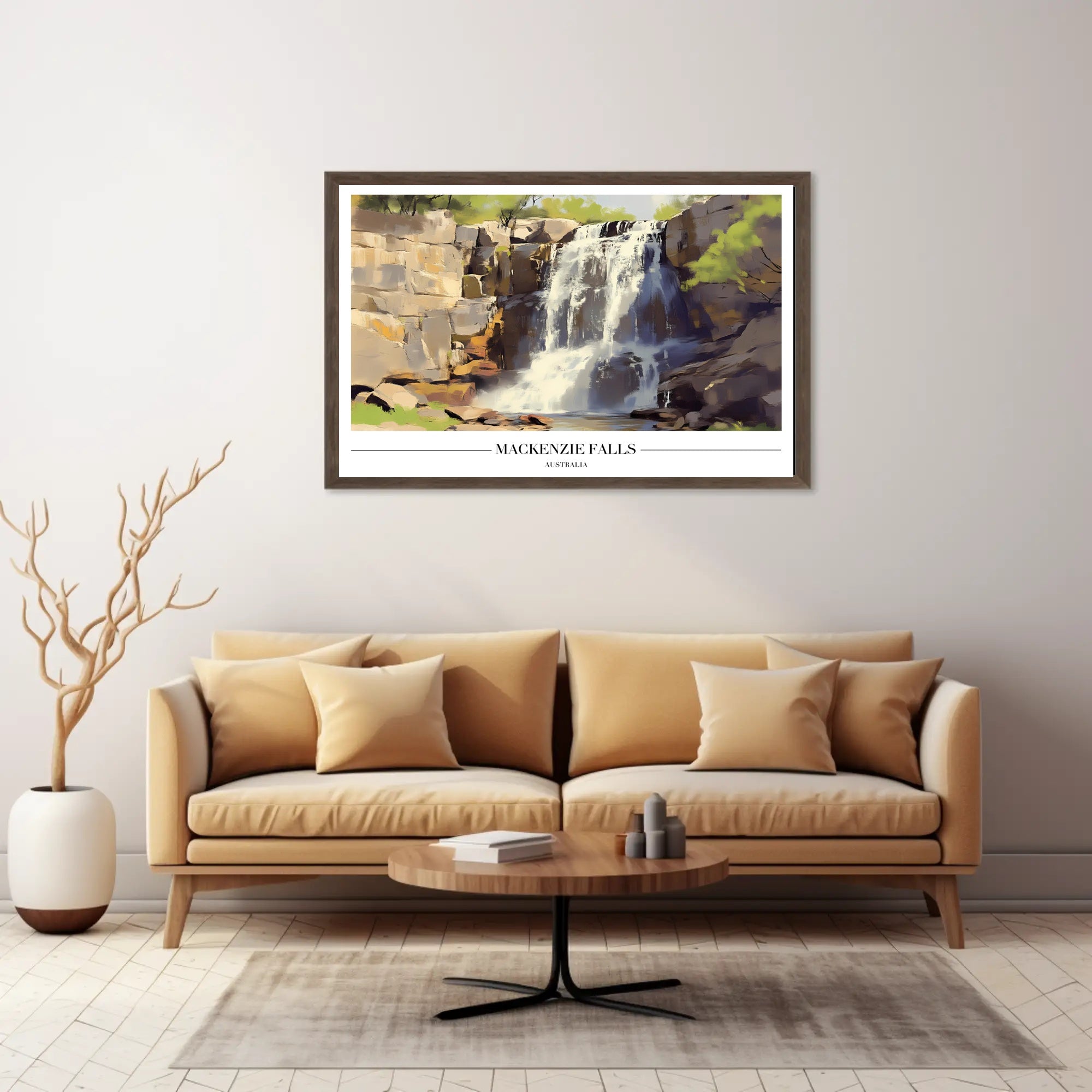 MacKenzie Falls Tranquil Beauty Travel Poster