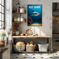 Reef Shark Majestic Predator Poster PosterGoat