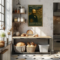 James A. Garfield Portrait Historical or Presidential Poster