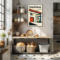 Bauhaus Geometry Modernist Interior Abstract, Artistic, or Pop Culture Poster