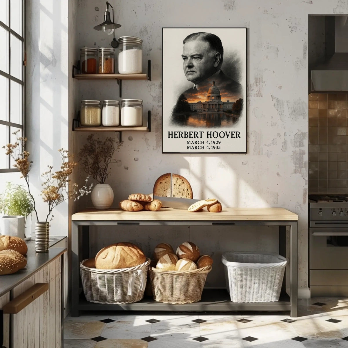 Herbert Hoover 31st President of the United States Reflections Poster