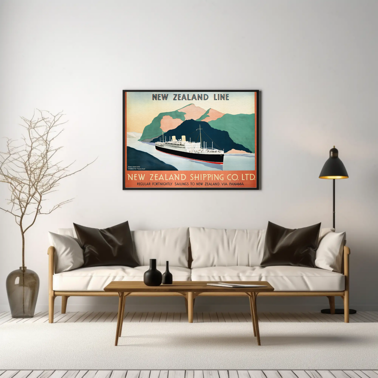 New Zealand Shipping Line Poster