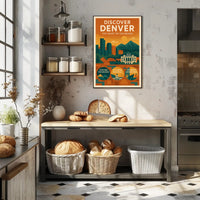 Discover Denver The Heart of Colorado Poster PosterGoat