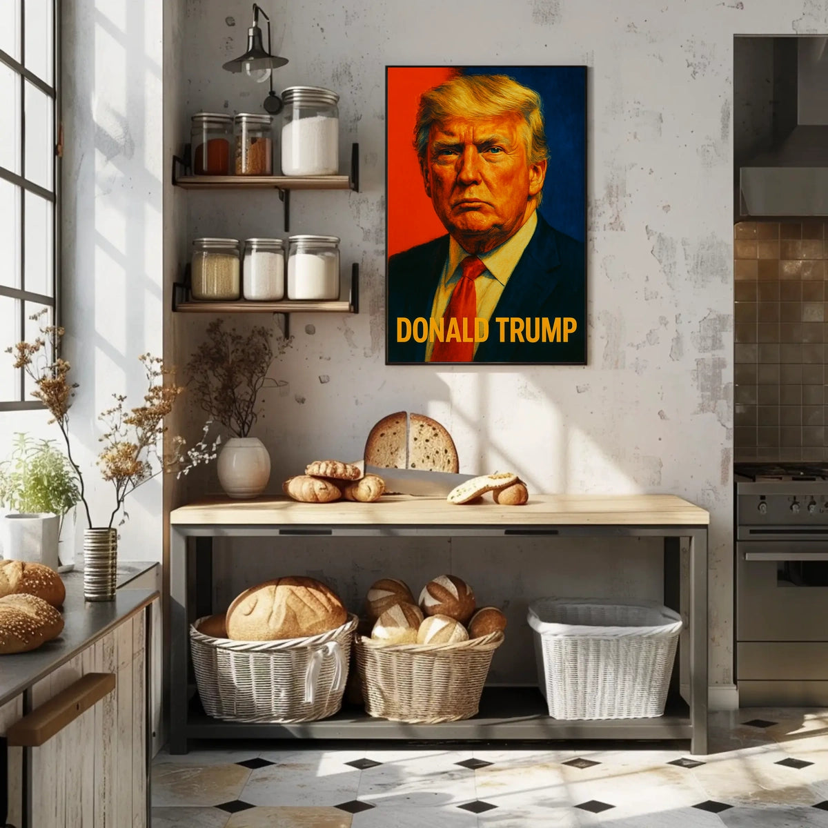 Donald Trump Scenic Patriotic Poster