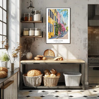 Charming Watercolor Charleston Street Scene Travel Poster PosterGoat