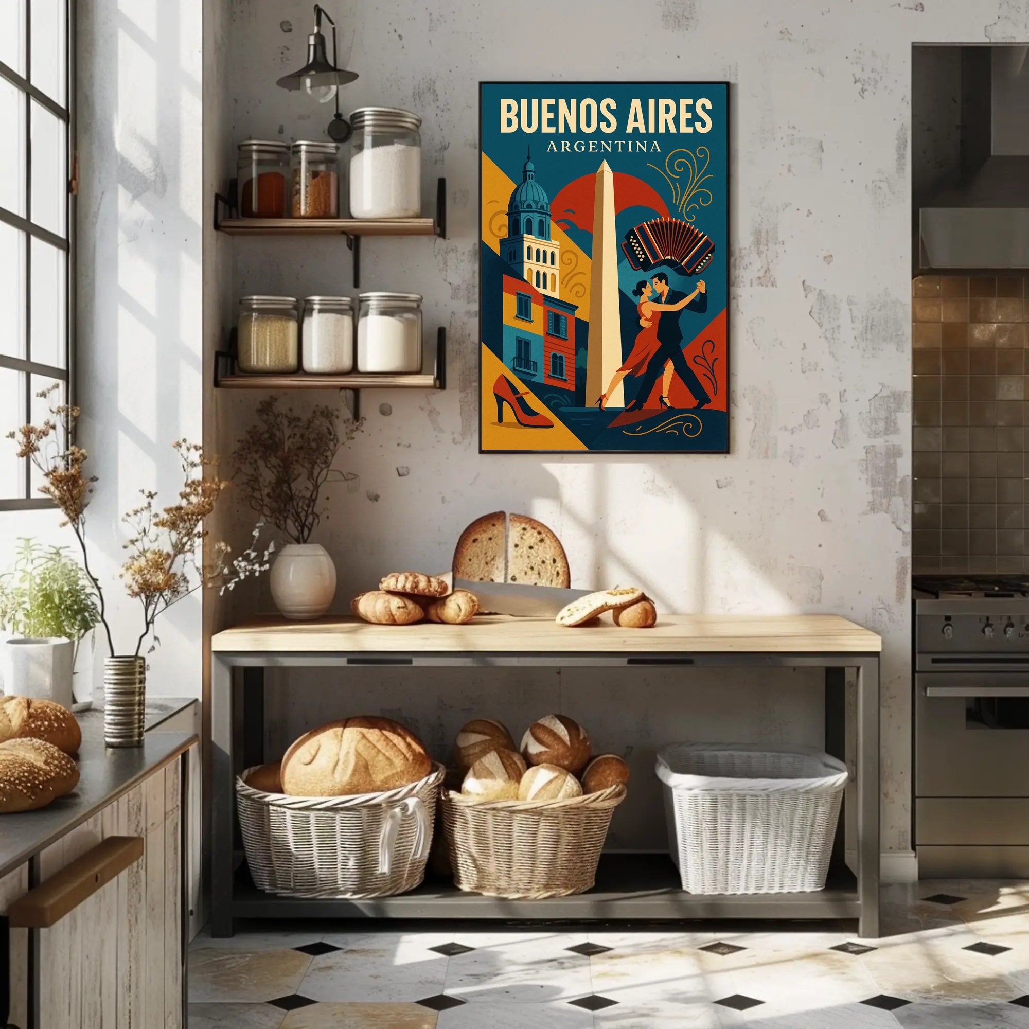 Buenos Aires  A Vibrant Cityscape Poster PosterGoat