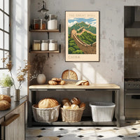 The Great Wall of China Travel Scenic Poster