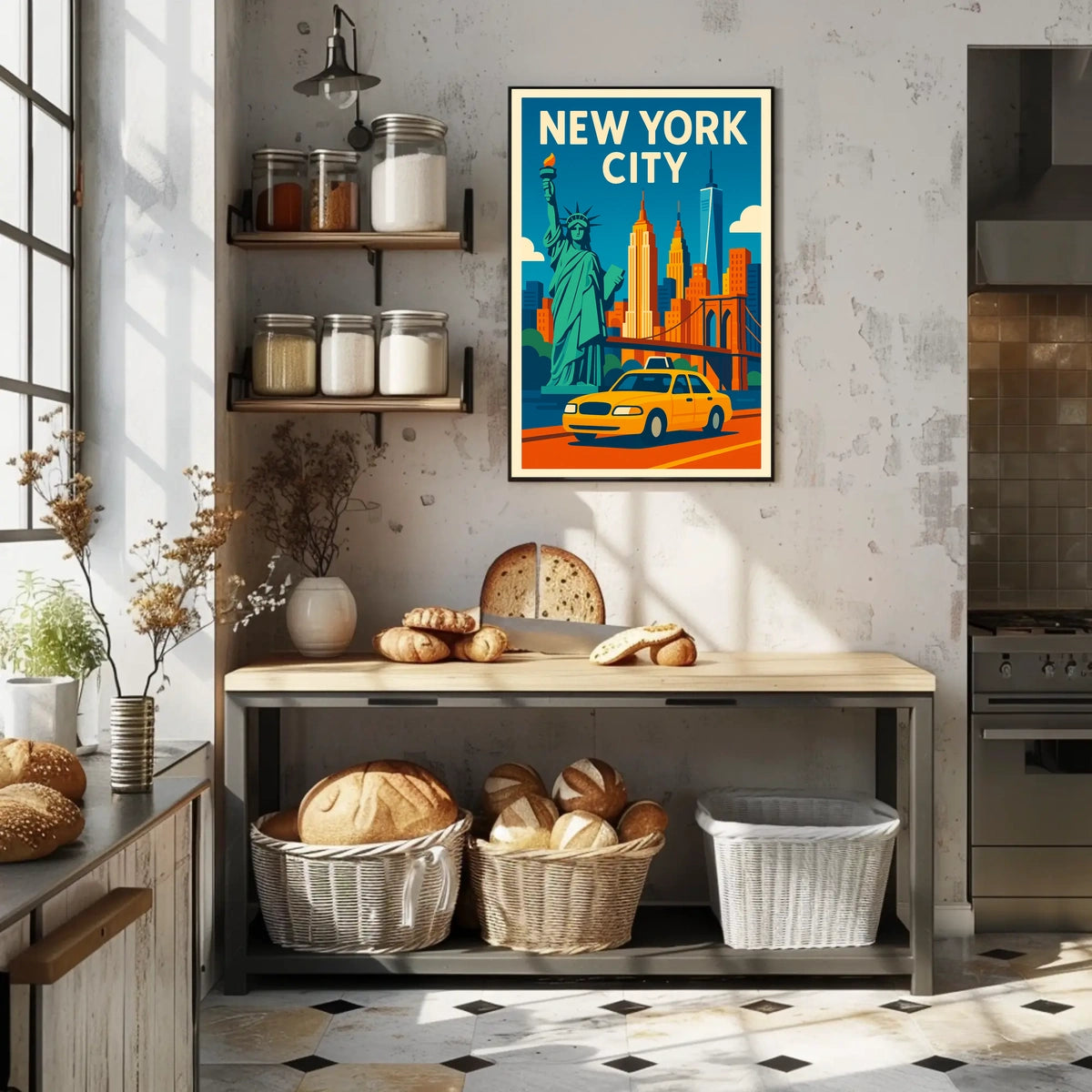 New York City Poster Iconic Skyline For City Lovers