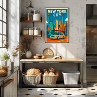 New York City Poster Iconic Skyline For City Lovers