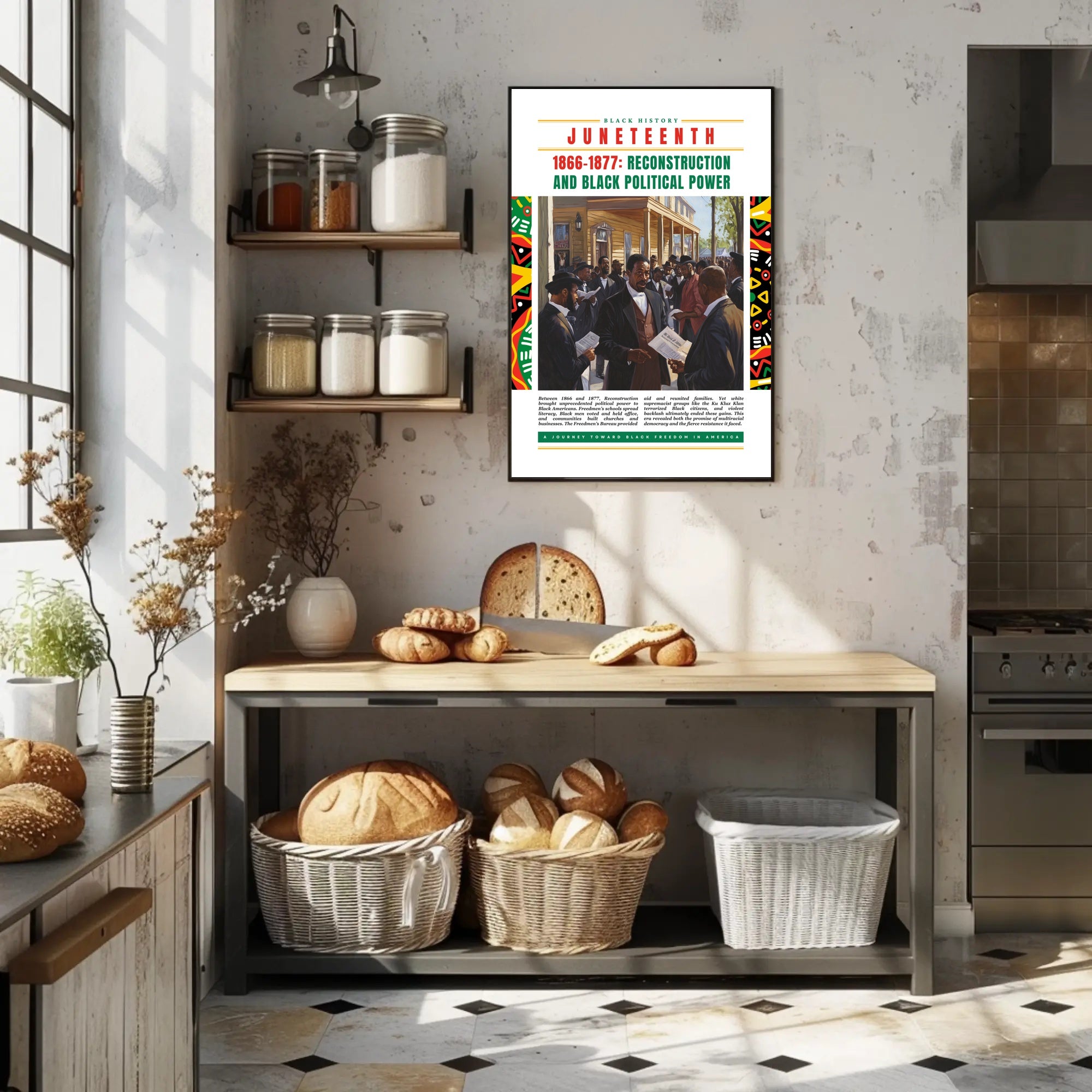 Black History Juneteenth Celebration Cultural or Heritage Poster