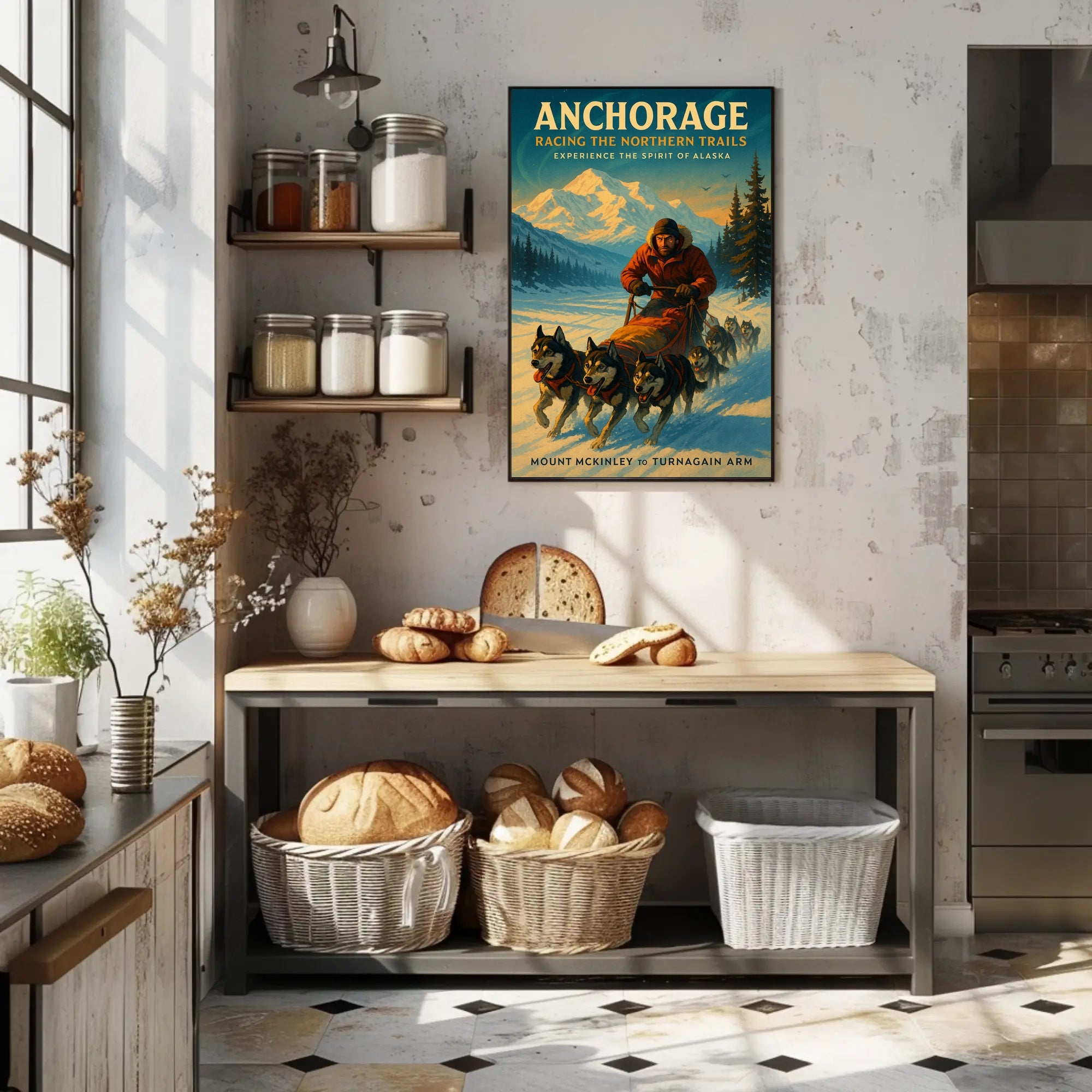 Racing the Northern Trails Poster