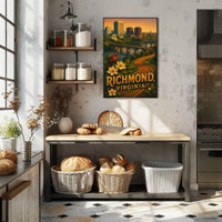 Richmond, Virginia Scenic Poster