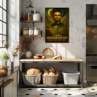 Abraham Lincoln Patriotic Neoclassical Realism Poster