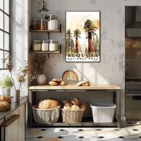 Sequoia Watercolor Wall Art Poster