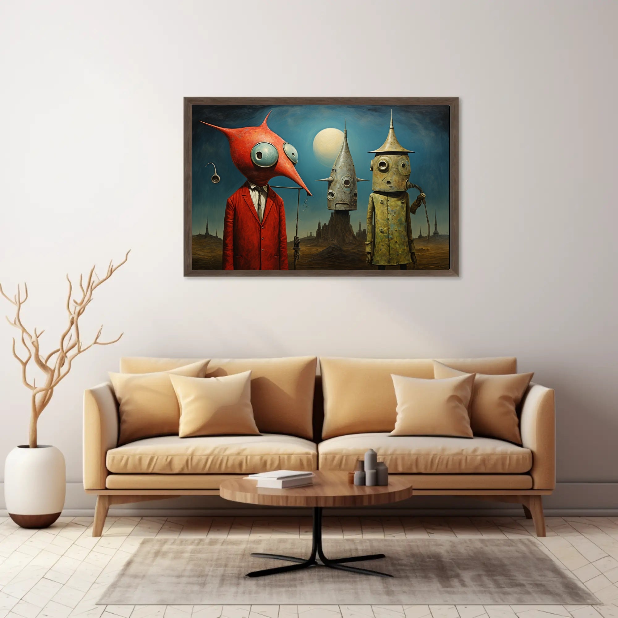 Surreal Extraterrestrial Art: Fantasy or Mythology Poster