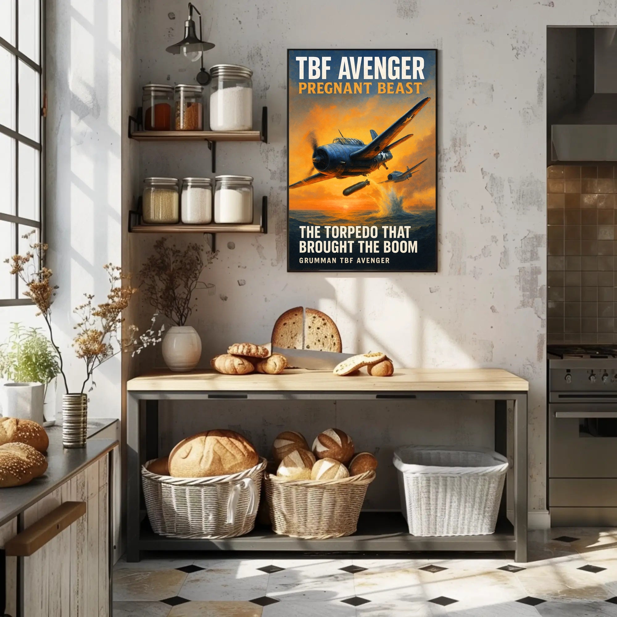 TBF Avenger - The Torpedo Bomber Poster PosterGoat