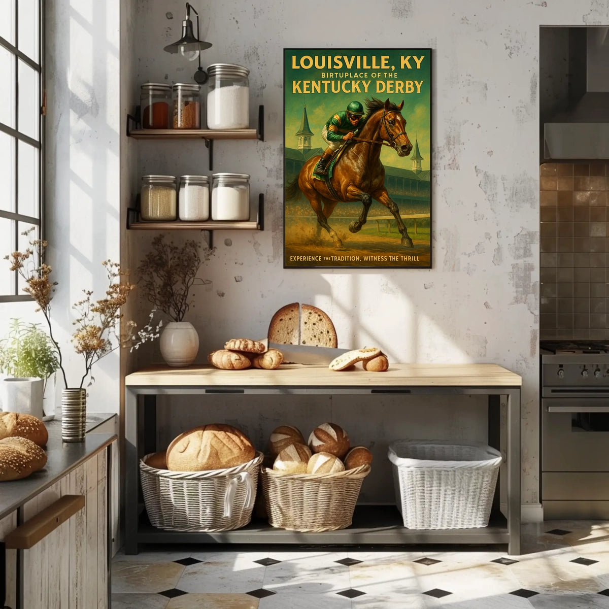 Louisville, KY Birthplace of the Kentucky Derby Poster