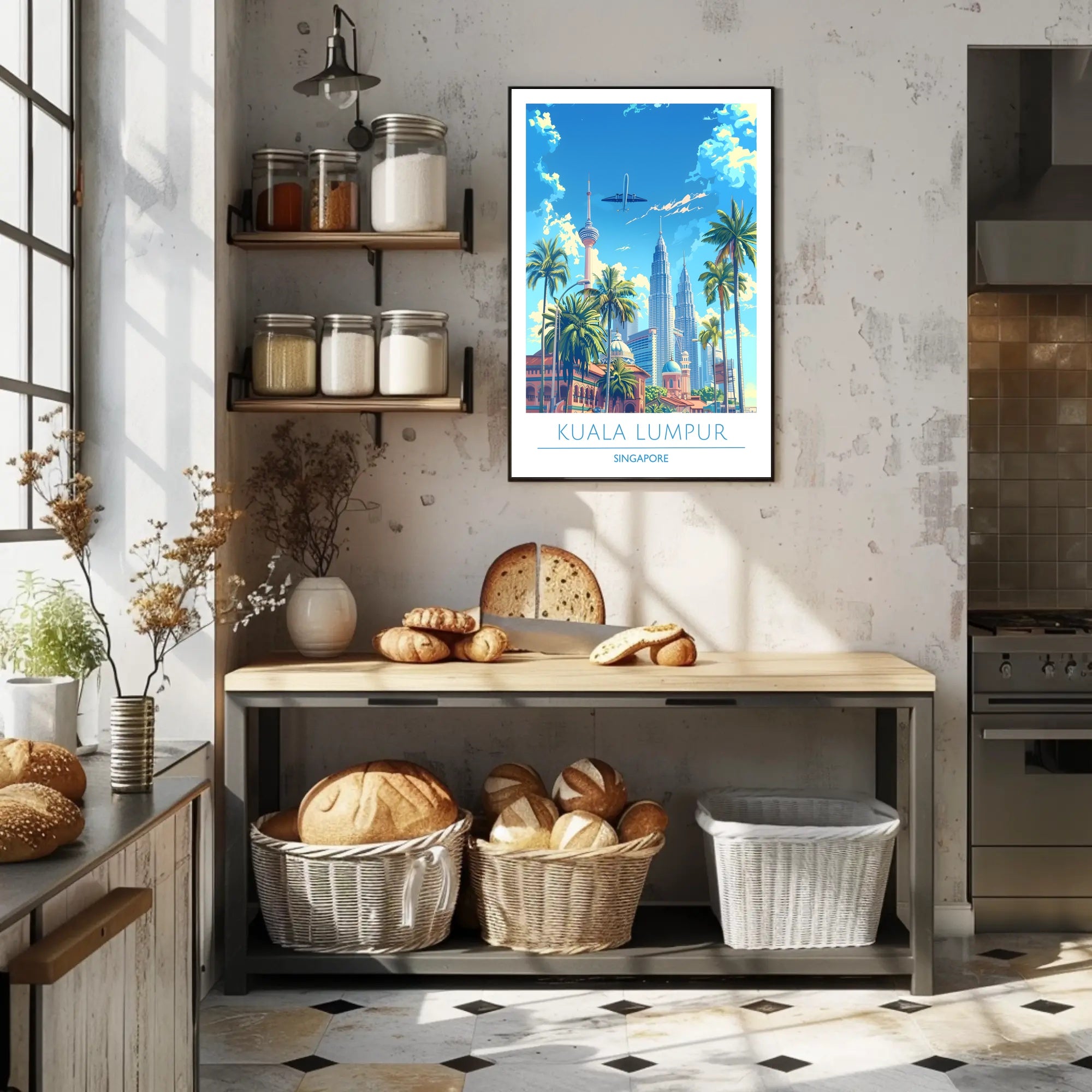 Kuala Lumpur Skyline Poster